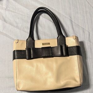 Kate Spade Black and Tan Satchel
